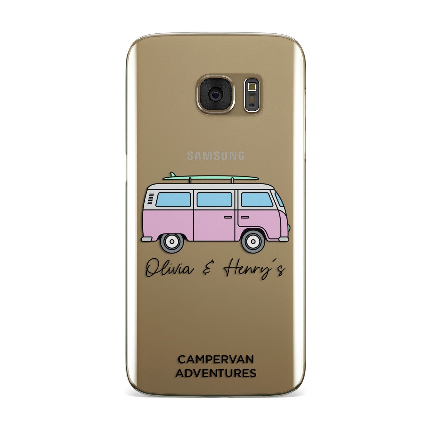 Personalised Campervan Adventures Samsung Galaxy Case
