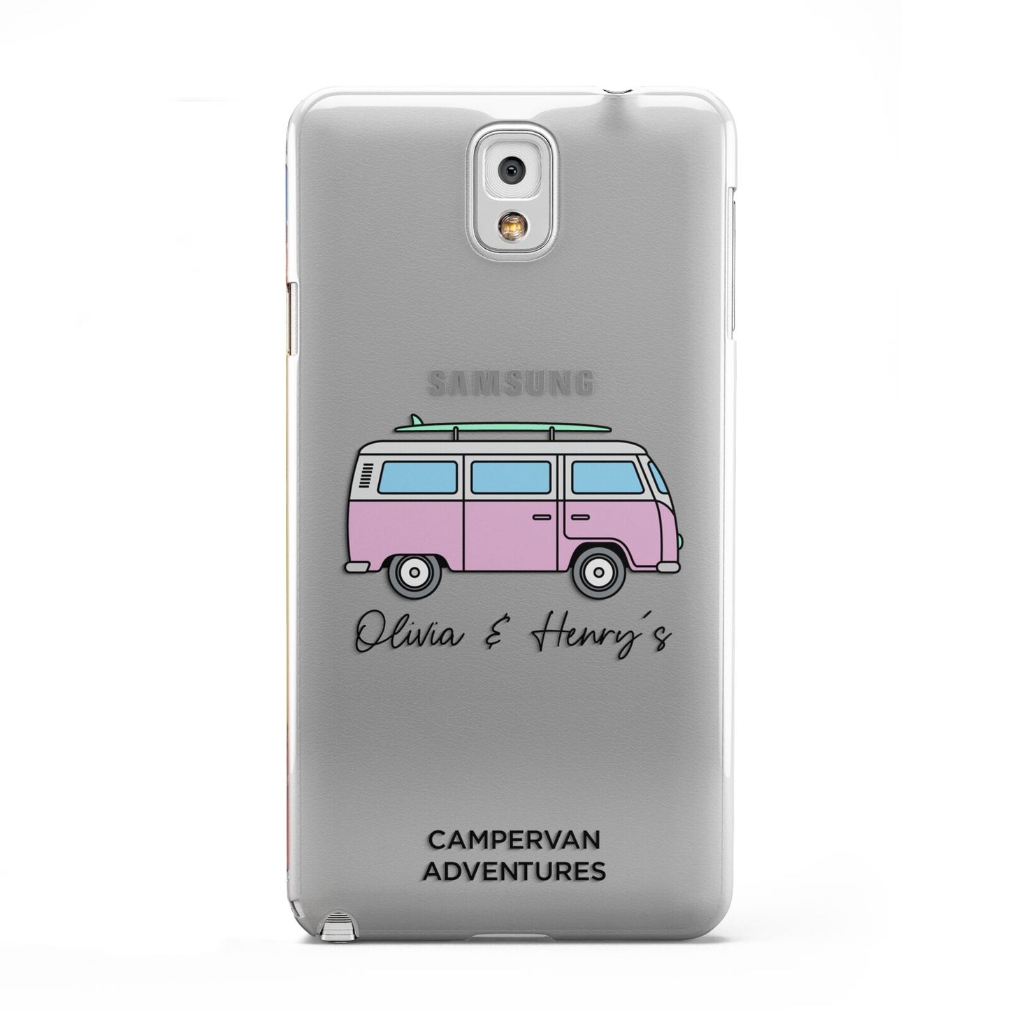 Personalised Campervan Adventures Samsung Galaxy Note 3 Case