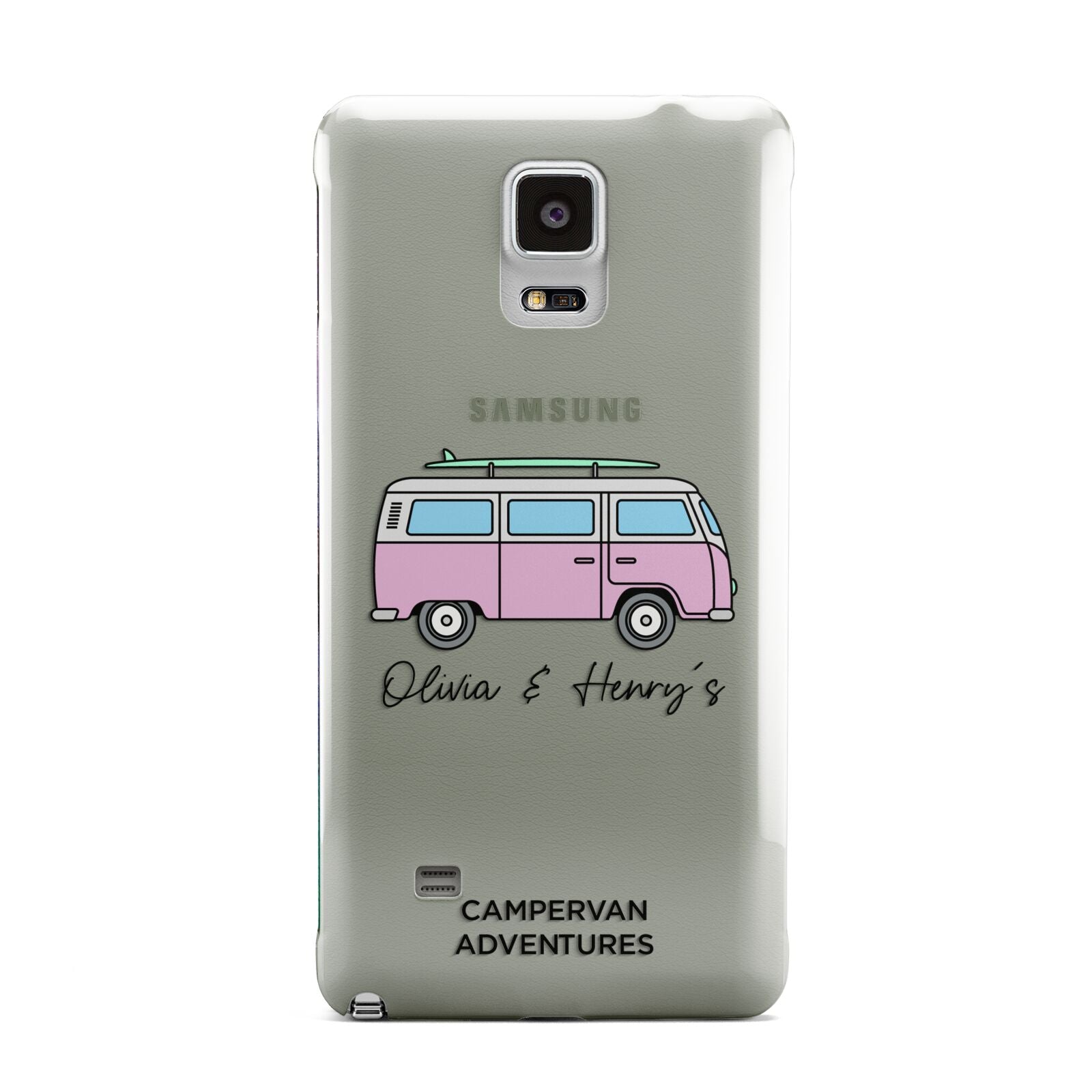 Personalised Campervan Adventures Samsung Galaxy Note 4 Case