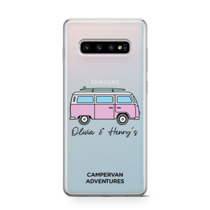 Personalised Campervan Adventures Samsung Galaxy S10 Case