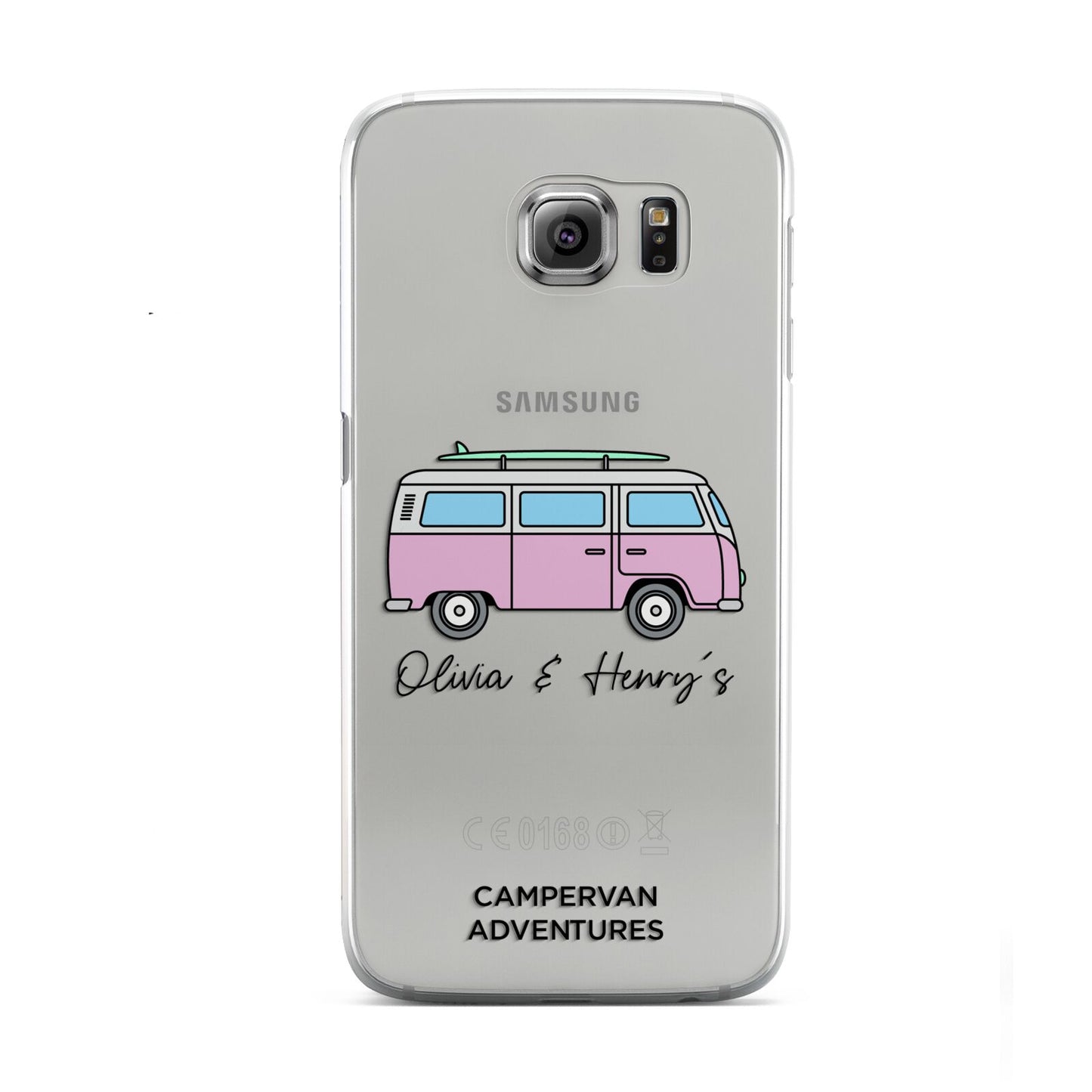 Personalised Campervan Adventures Samsung Galaxy S6 Case
