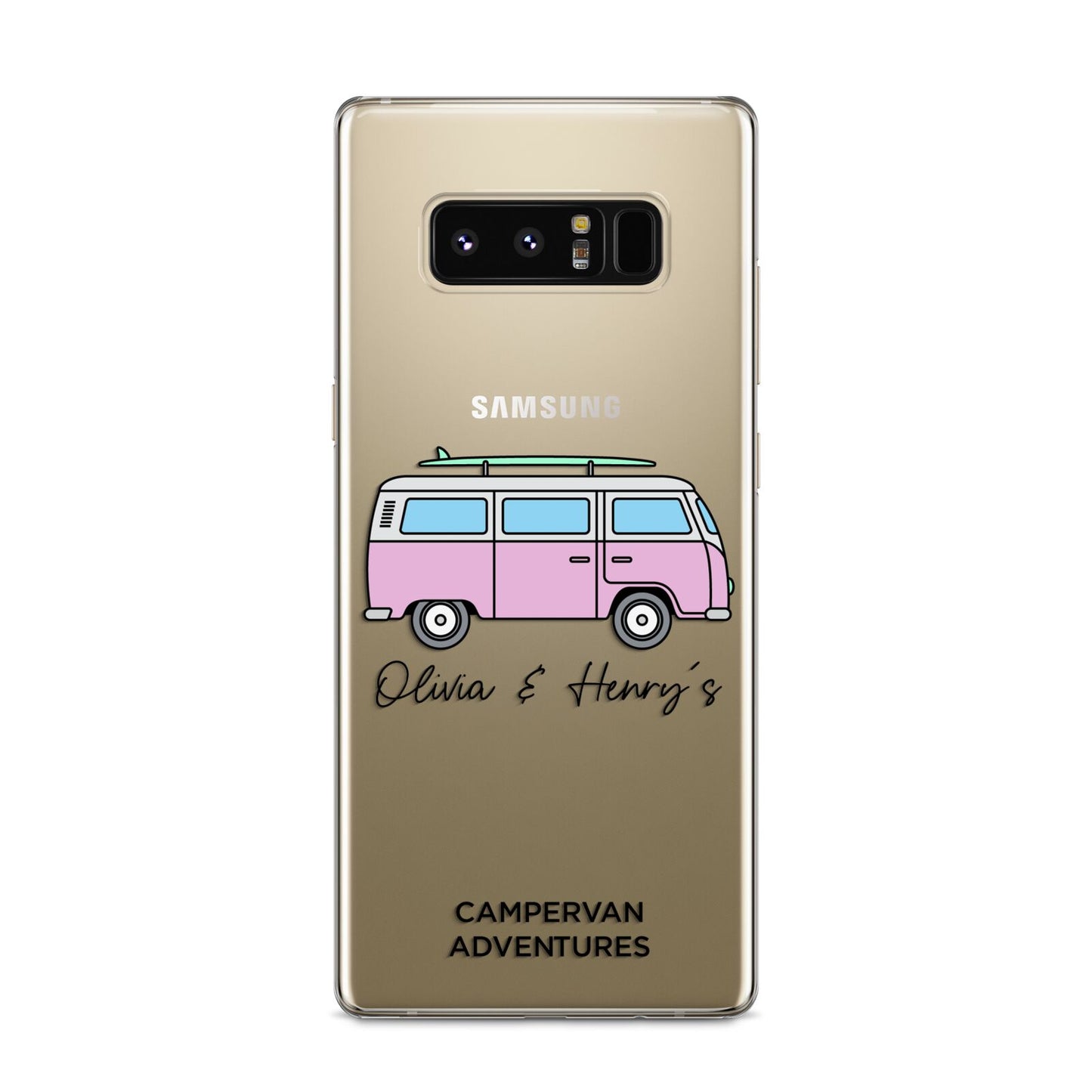 Personalised Campervan Adventures Samsung Galaxy S8 Case