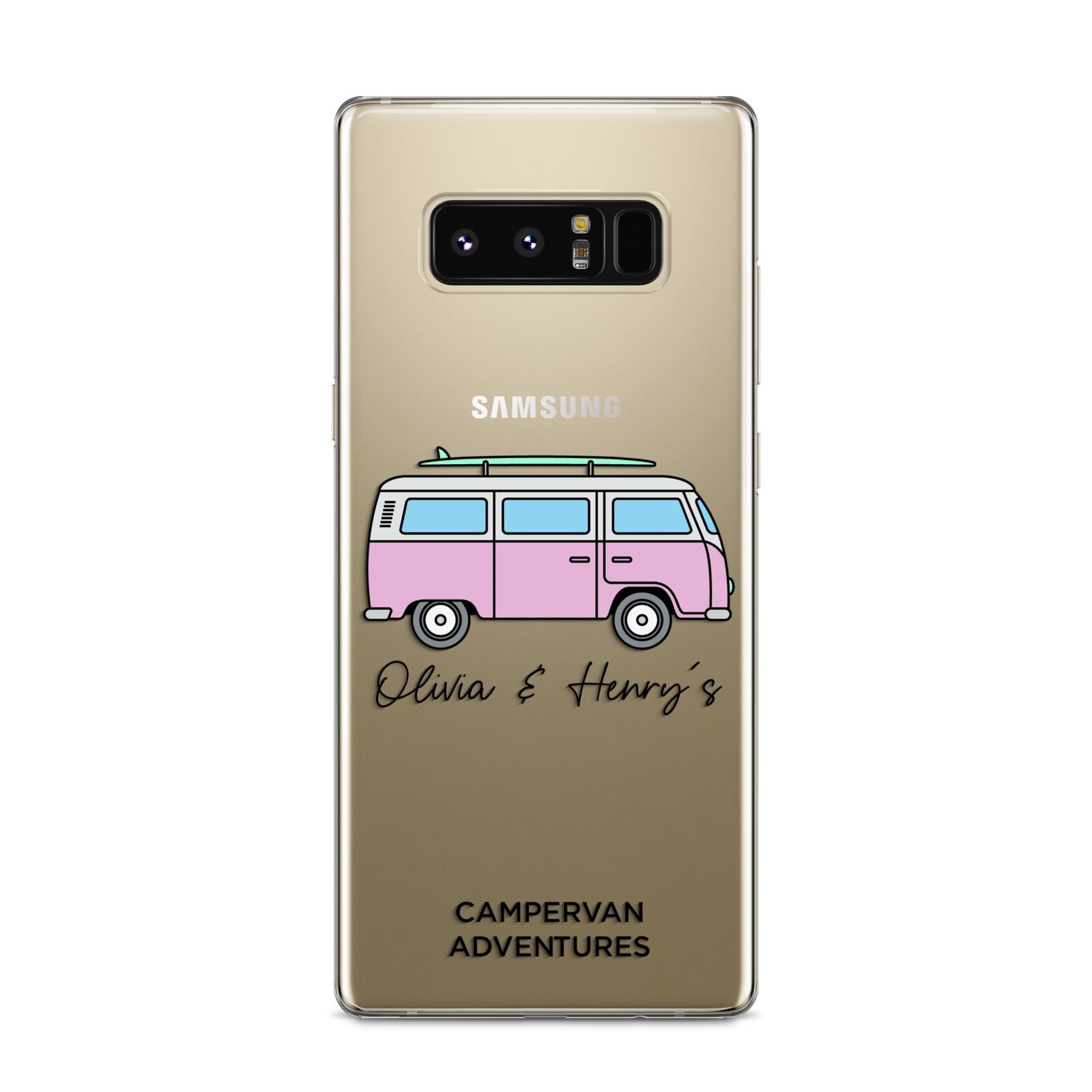Personalised Campervan Adventures Samsung Galaxy S8 Case