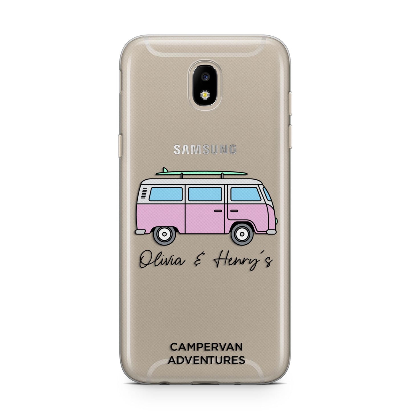 Personalised Campervan Adventures Samsung J5 2017 Case