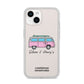 Personalised Campervan Adventures iPhone 14 Clear Tough Case Starlight