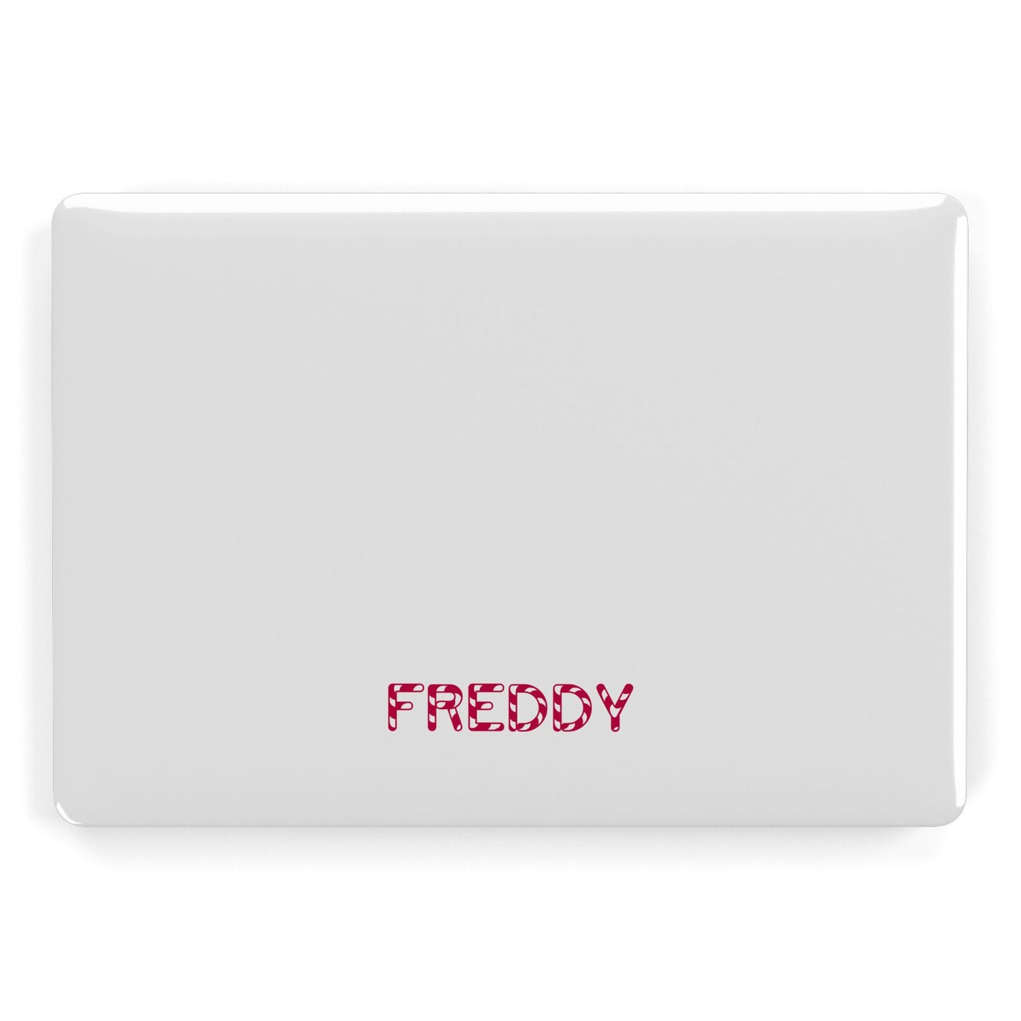 Personalised Candy Cane Name Apple MacBook Case
