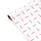 Personalised Candy Cane Name Personalised Gift Wrap