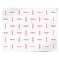 Personalised Candy Cane Name Personalised Wrapping Paper Alternative