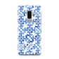 Personalised Capri Tiles Samsung Galaxy S9 Plus Case on Silver phone
