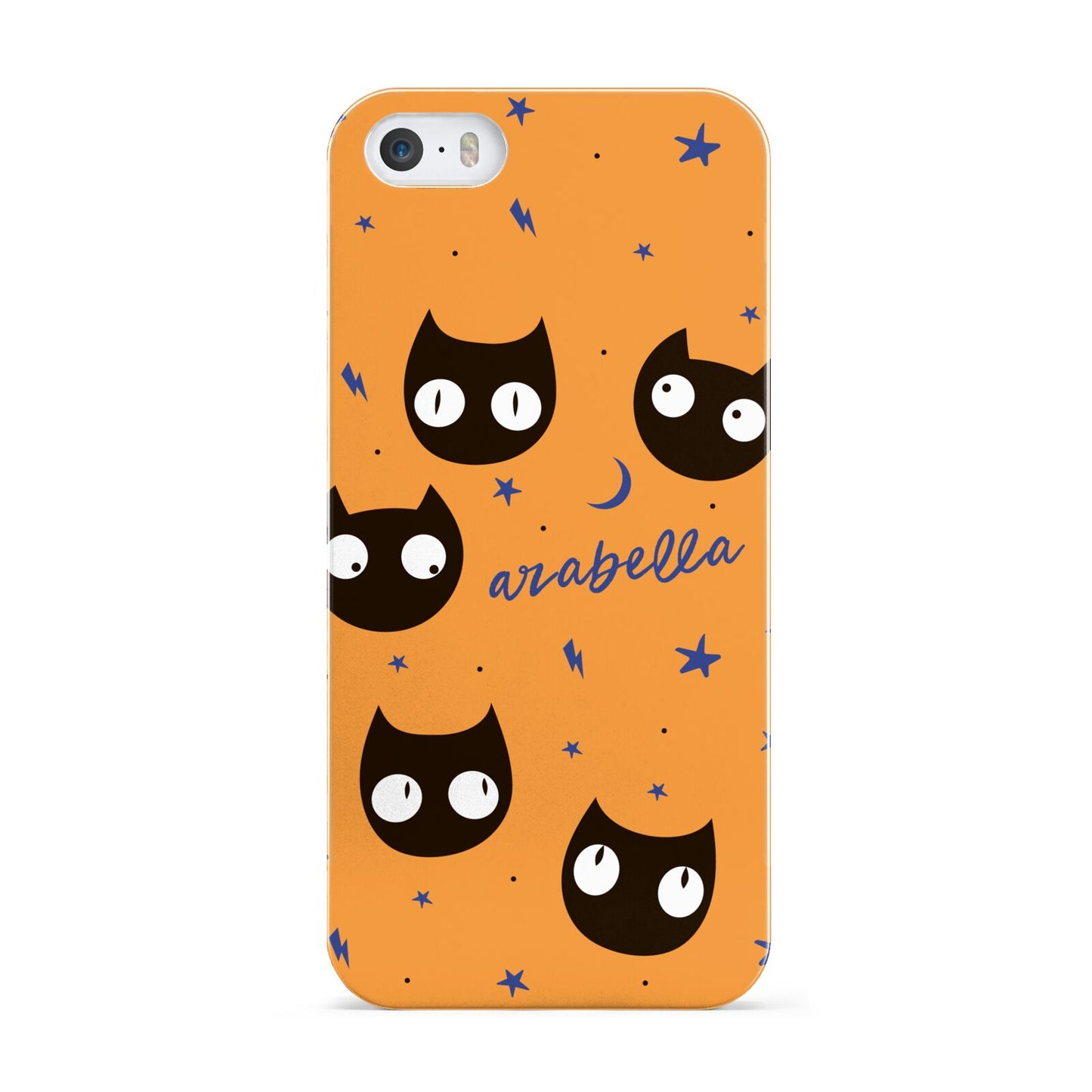 Personalised Cat Halloween Apple iPhone 5 Case