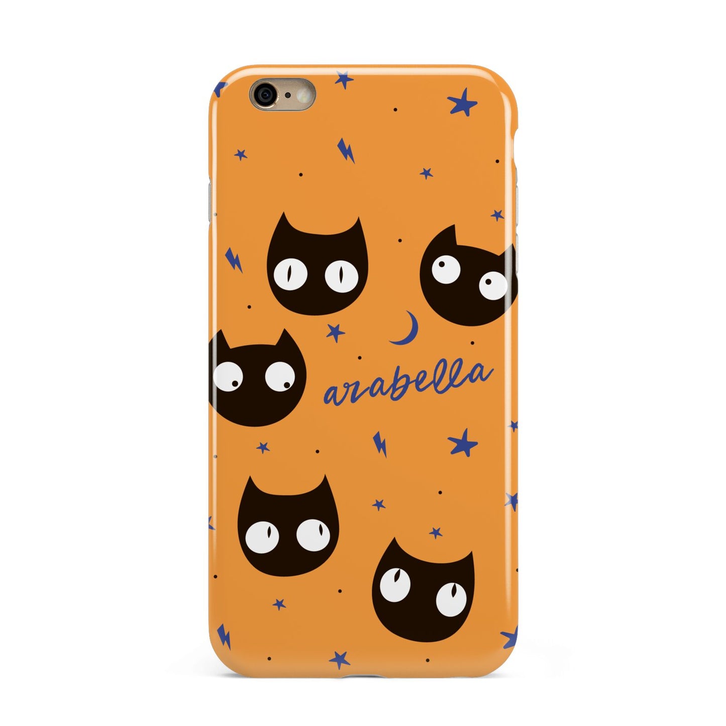 Personalised Cat Halloween Apple iPhone 6 Plus 3D Tough Case