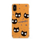 Personalised Cat Halloween Apple iPhone XS 3D Snap Case