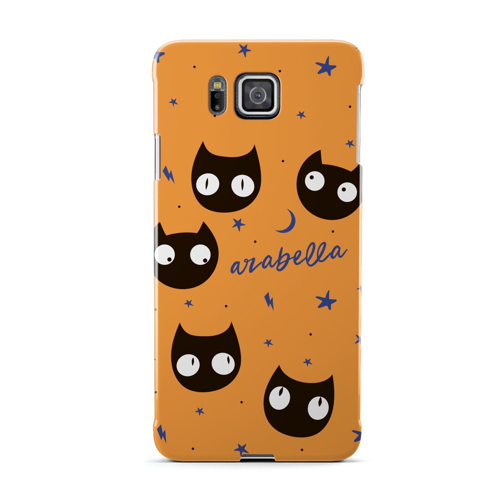Personalised Cat Halloween Samsung Galaxy Alpha Case