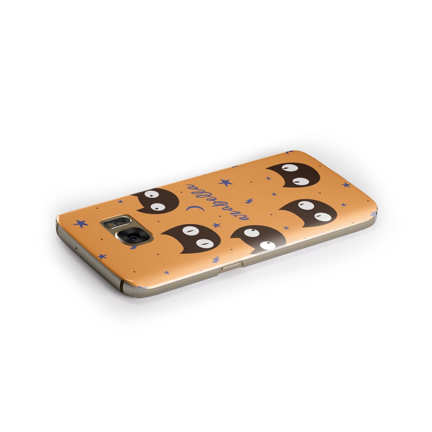 Personalised Cat Halloween Samsung Galaxy Case Side Close Up