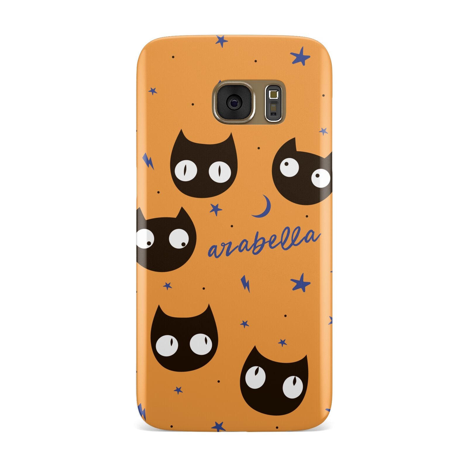 Personalised Cat Halloween Samsung Galaxy Case
