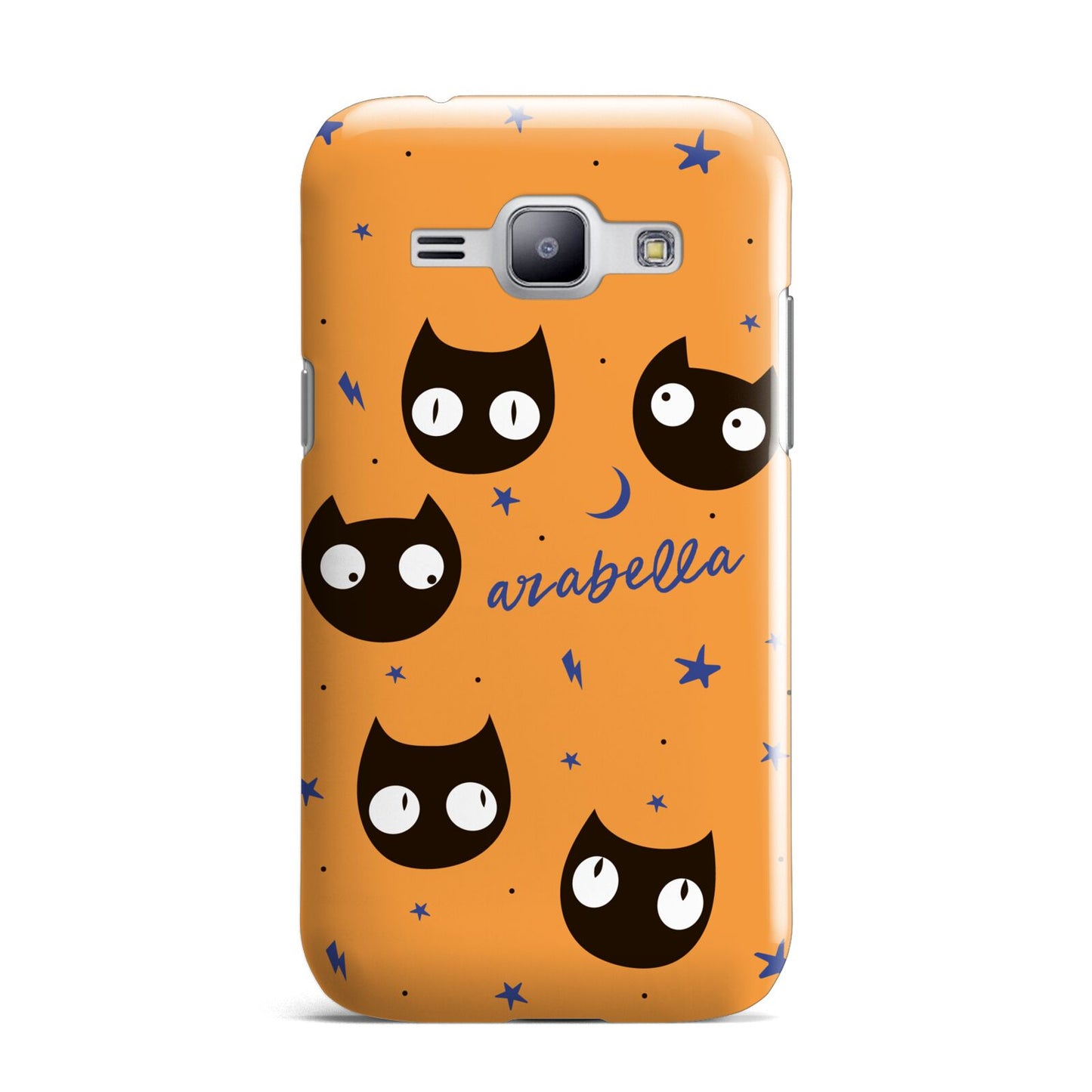 Personalised Cat Halloween Samsung Galaxy J1 2015 Case