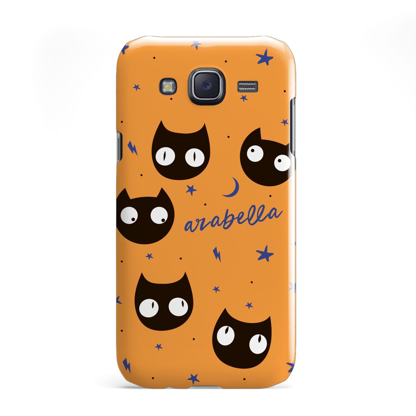 Personalised Cat Halloween Samsung Galaxy J5 Case