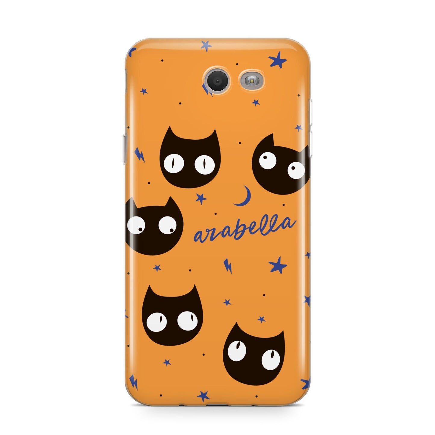 Personalised Cat Halloween Samsung Galaxy J7 2017 Case