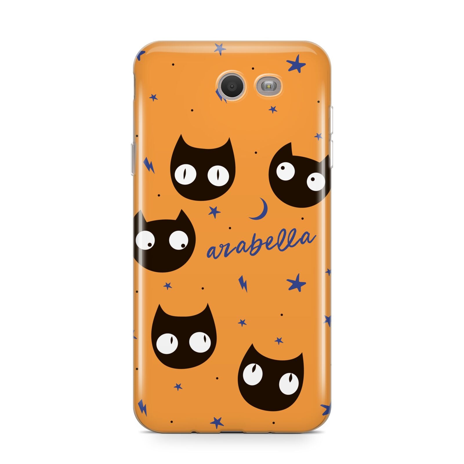 Personalised Cat Halloween Samsung Galaxy J7 2017 Case
