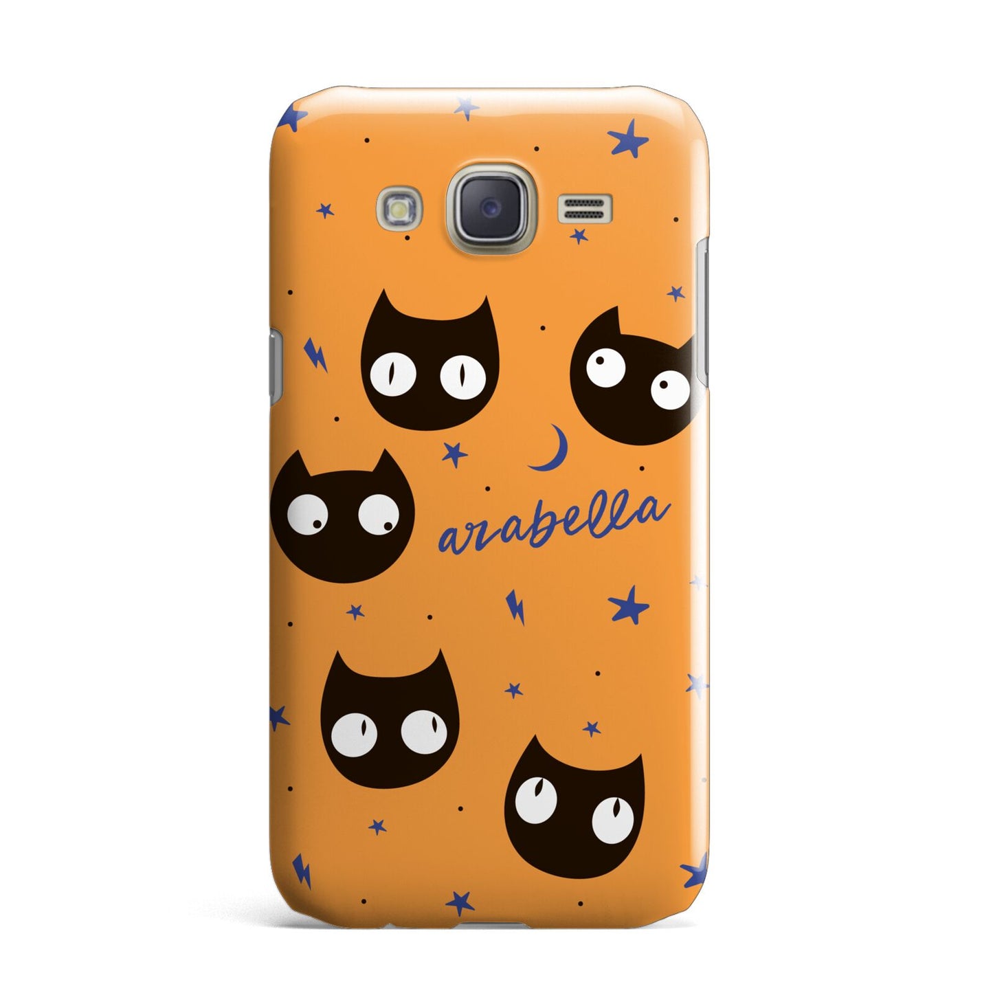 Personalised Cat Halloween Samsung Galaxy J7 Case