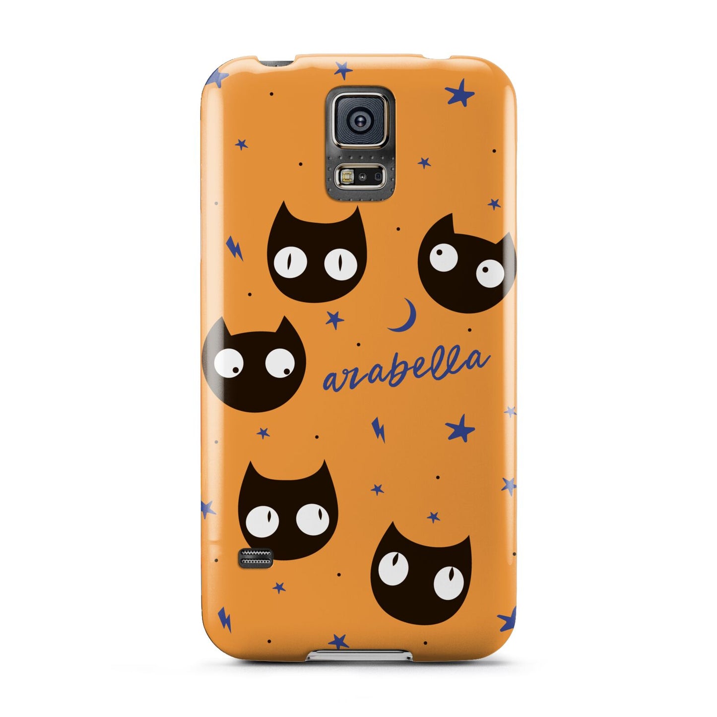 Personalised Cat Halloween Samsung Galaxy S5 Case