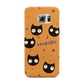 Personalised Cat Halloween Samsung Galaxy S6 Edge Case