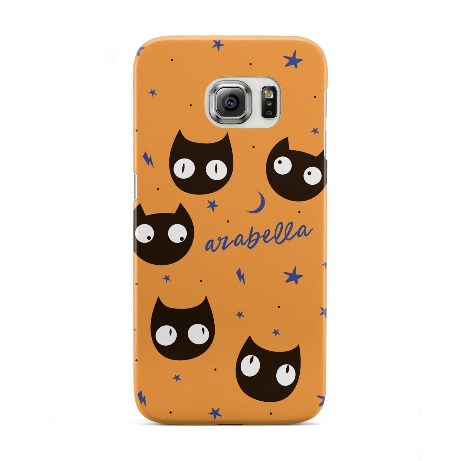 Personalised Cat Halloween Samsung Galaxy S6 Edge Case