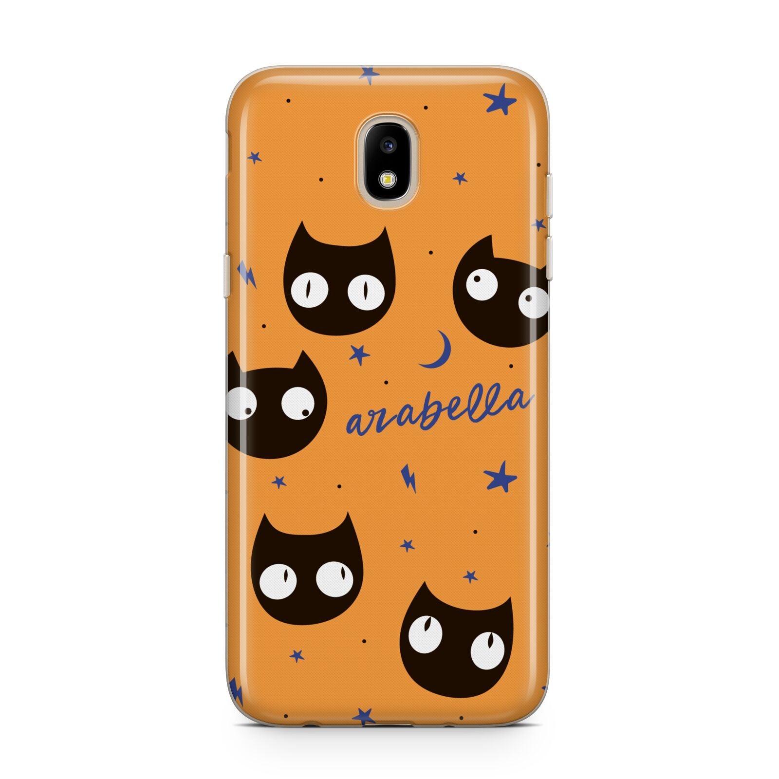 Personalised Cat Halloween Samsung J5 2017 Case