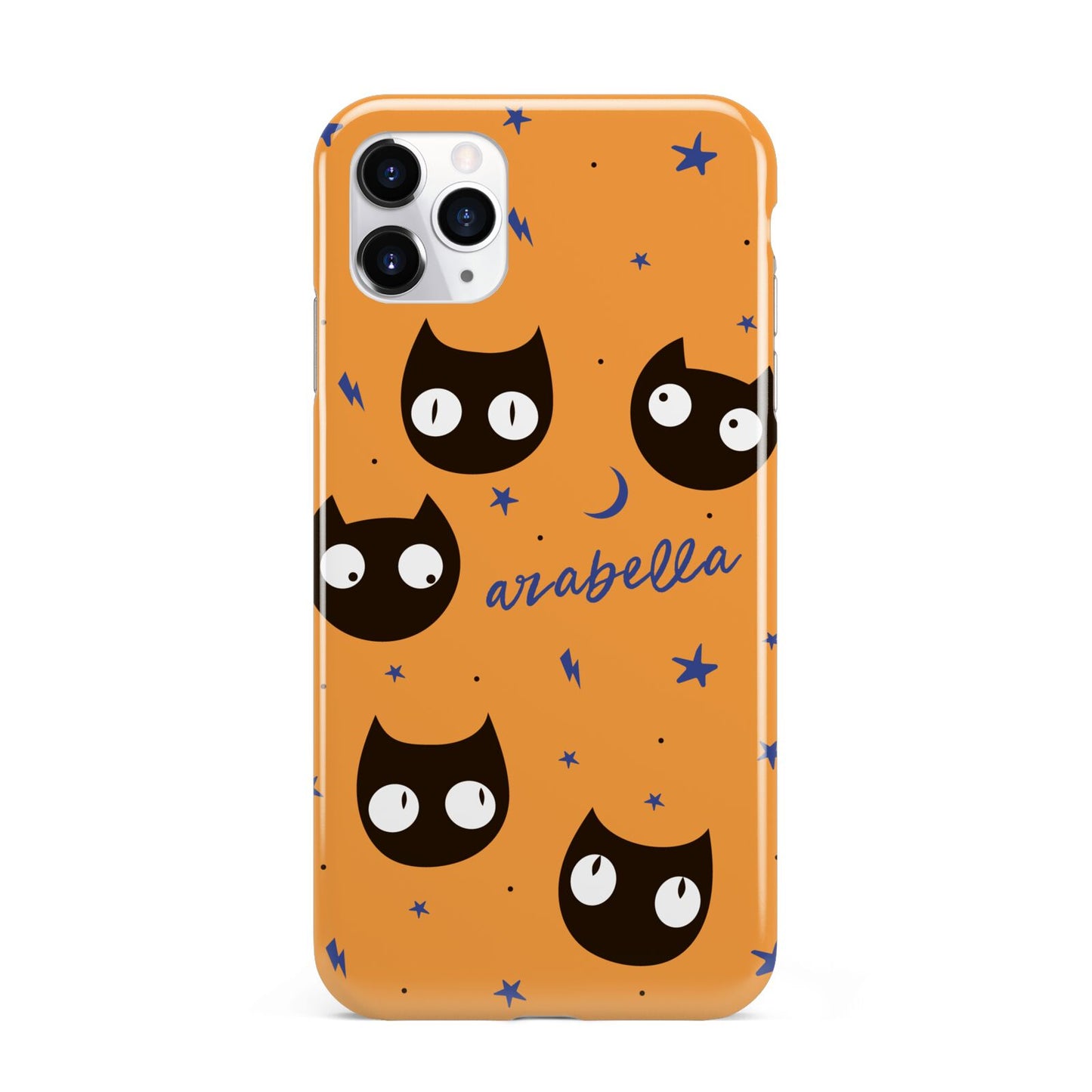 Personalised Cat Halloween iPhone 11 Pro Max 3D Tough Case