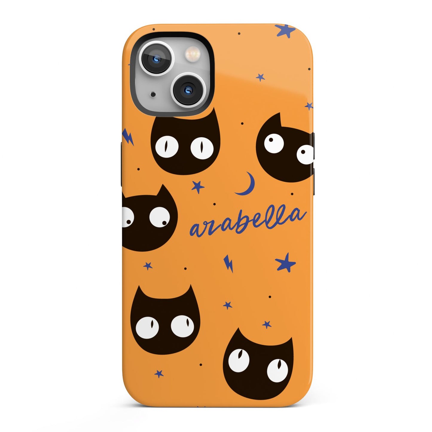 Personalised Cat Halloween iPhone 13 Full Wrap 3D Tough Case