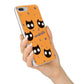 Personalised Cat Halloween iPhone 7 Plus Bumper Case on Silver iPhone Alternative Image