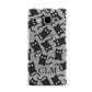 Personalised Cat Initials Clear Samsung Galaxy A5 Case