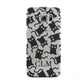 Personalised Cat Initials Clear Samsung Galaxy S6 Case