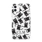Personalised Cat Initials Clear iPhone 11 3D Tough Case