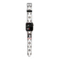 Personalised Cat Photo Apple Watch Strap Size 38mm with Silver Hardware
