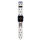 Personalised Cat Photo Apple Watch Strap with Blue Hardware