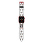 Personalised Cat Photo Apple Watch Strap with Red Hardware