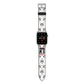Personalised Cat Photo Apple Watch Strap with Silver Hardware