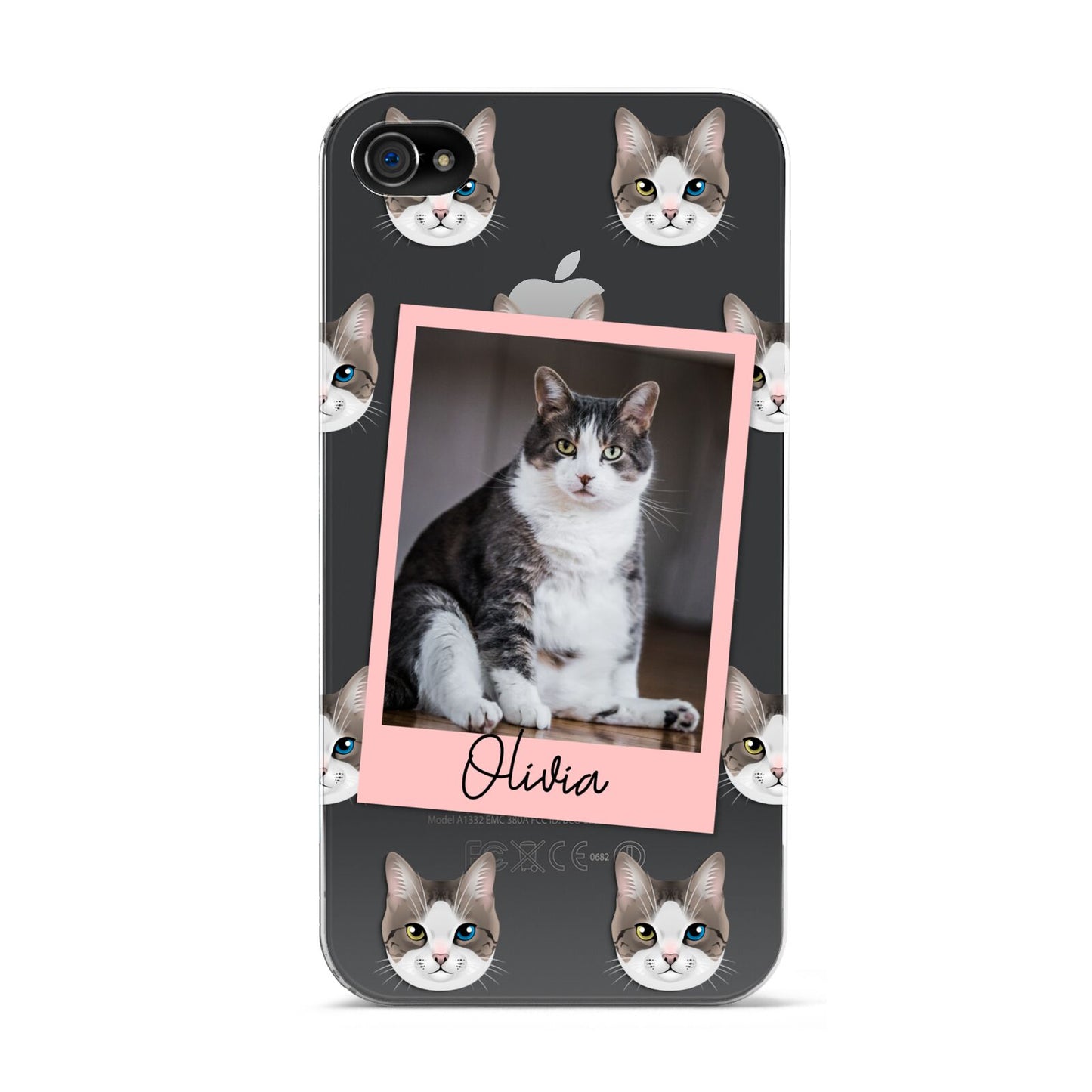 Personalised Cat Photo Apple iPhone 4s Case