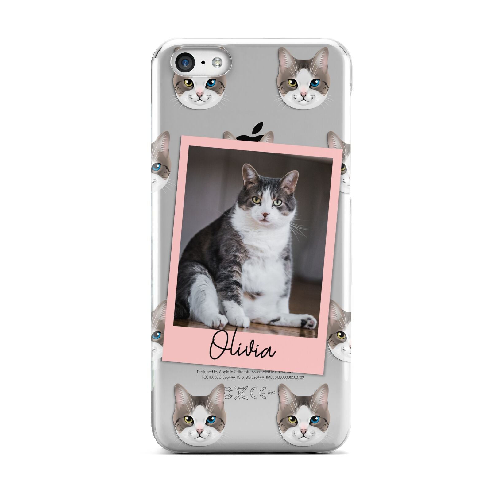 Personalised Cat Photo Apple iPhone 5c Case