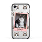 Personalised Cat Photo Apple iPhone XR Impact Case Black Edge on Silver Phone