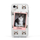 Personalised Cat Photo Apple iPhone XR Impact Case White Edge on Silver Phone