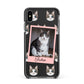 Personalised Cat Photo Apple iPhone Xs Max Impact Case Black Edge on Black Phone