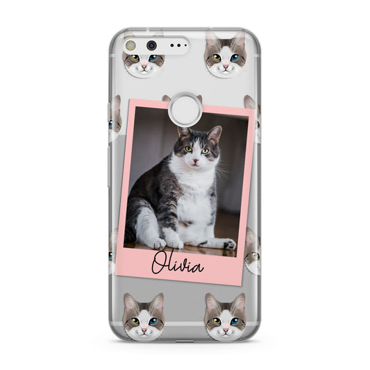 Personalised Cat Photo Google Pixel Case
