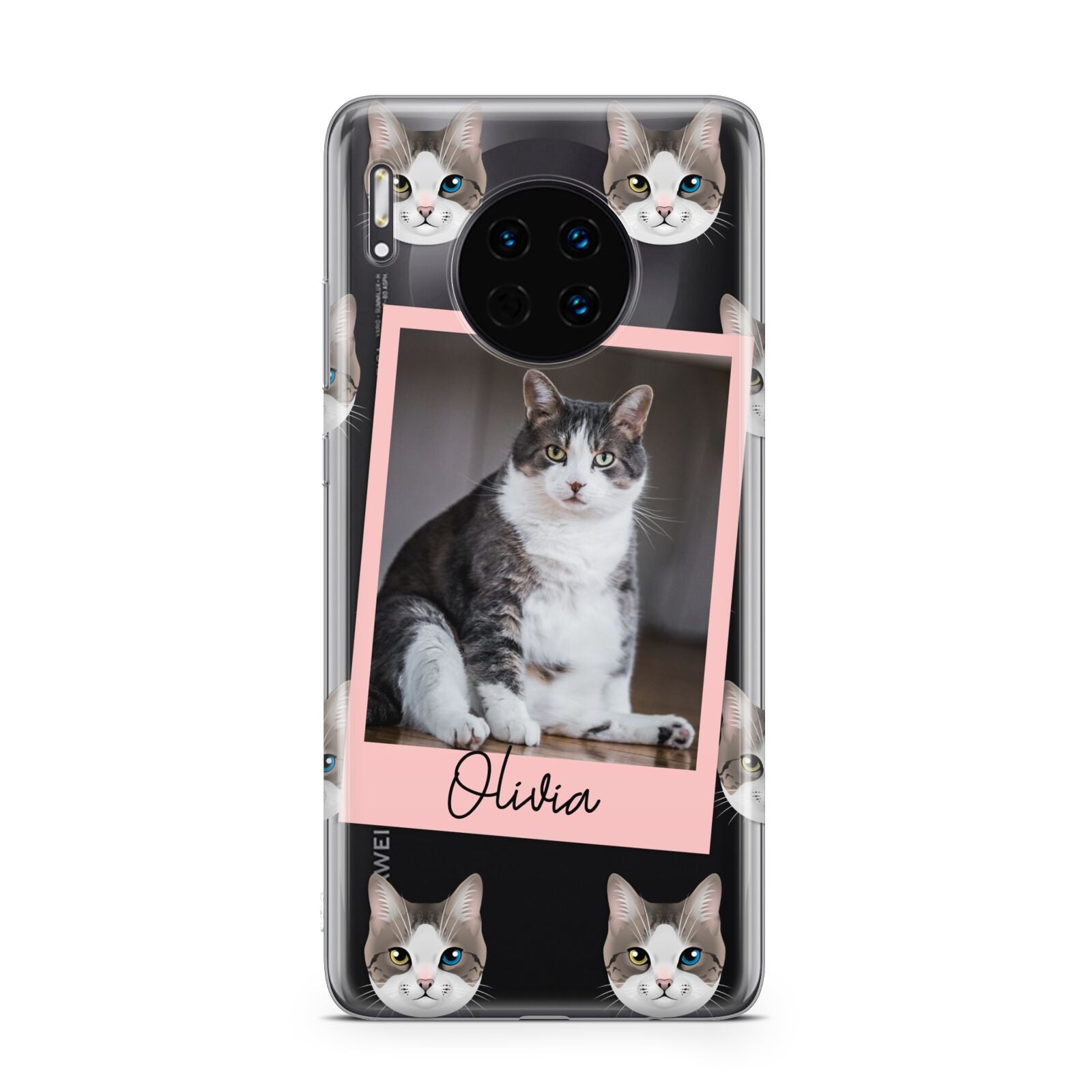 Personalised Cat Photo Huawei Mate 30