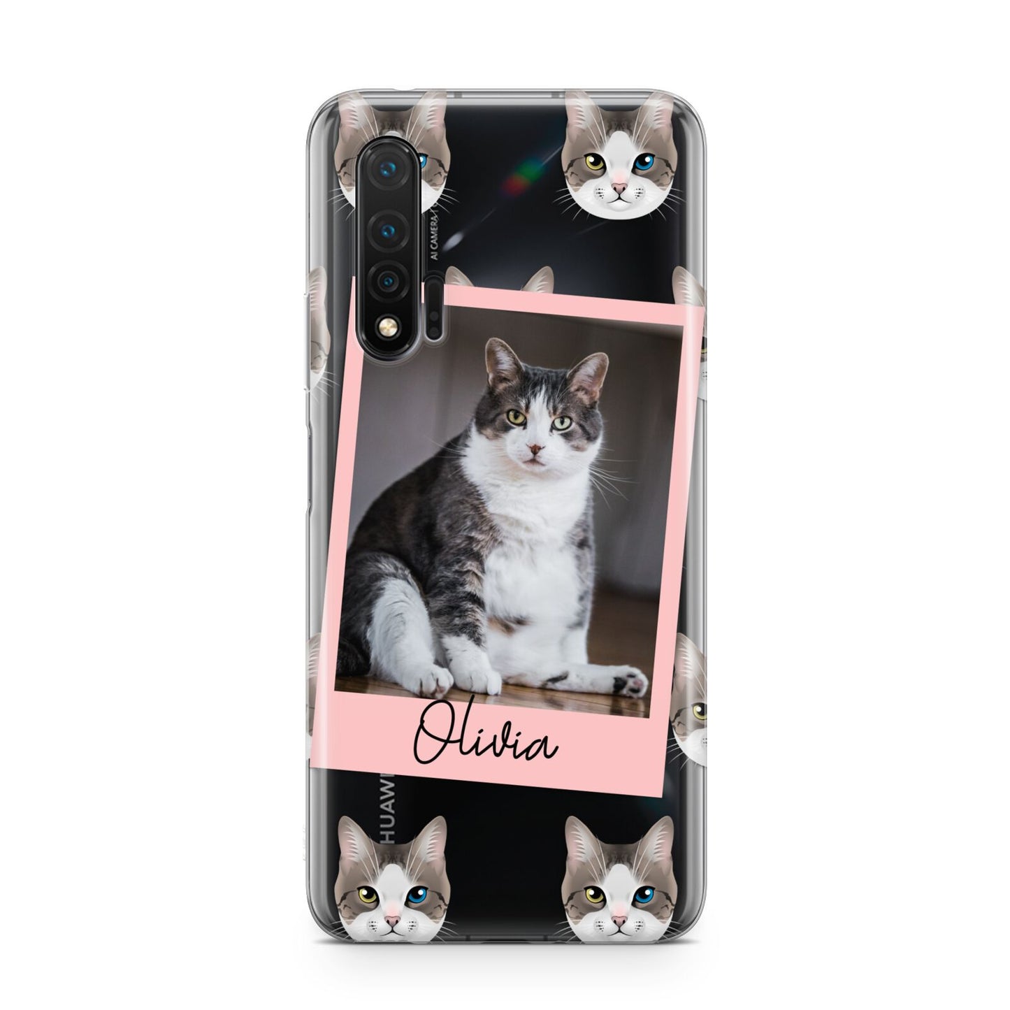 Personalised Cat Photo Huawei Nova 6 Phone Case