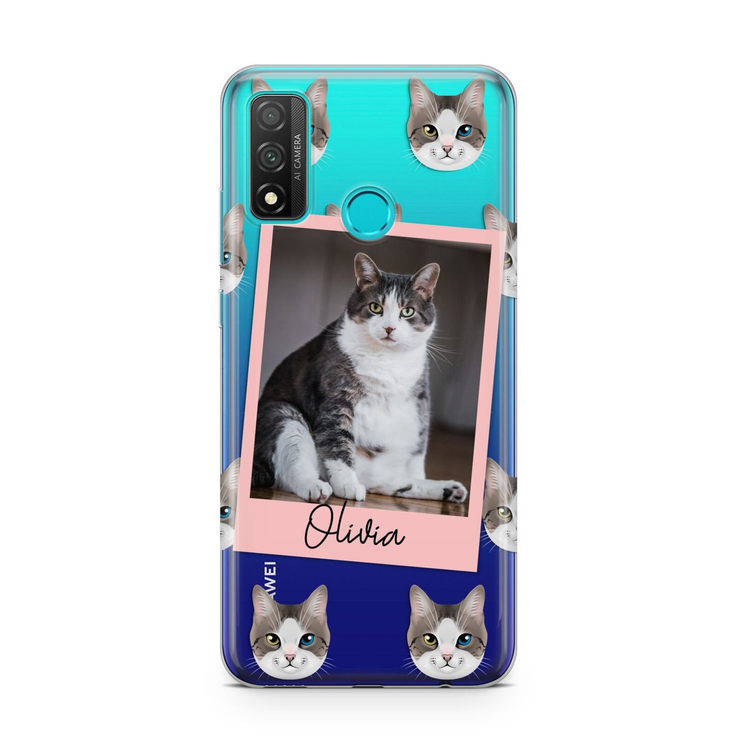Personalised Cat Photo Huawei P Smart 2020