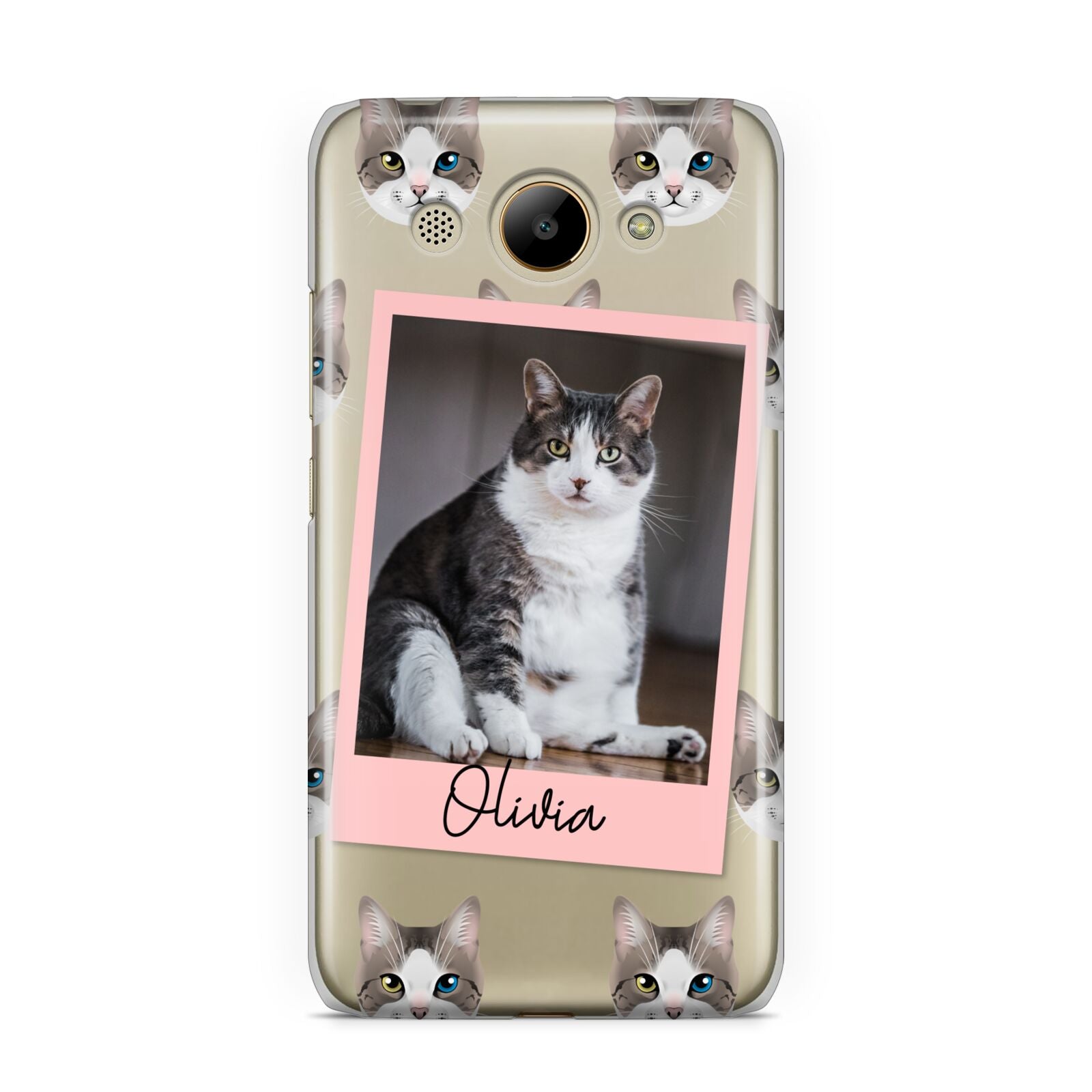 Personalised Cat Photo Huawei Y3 2017