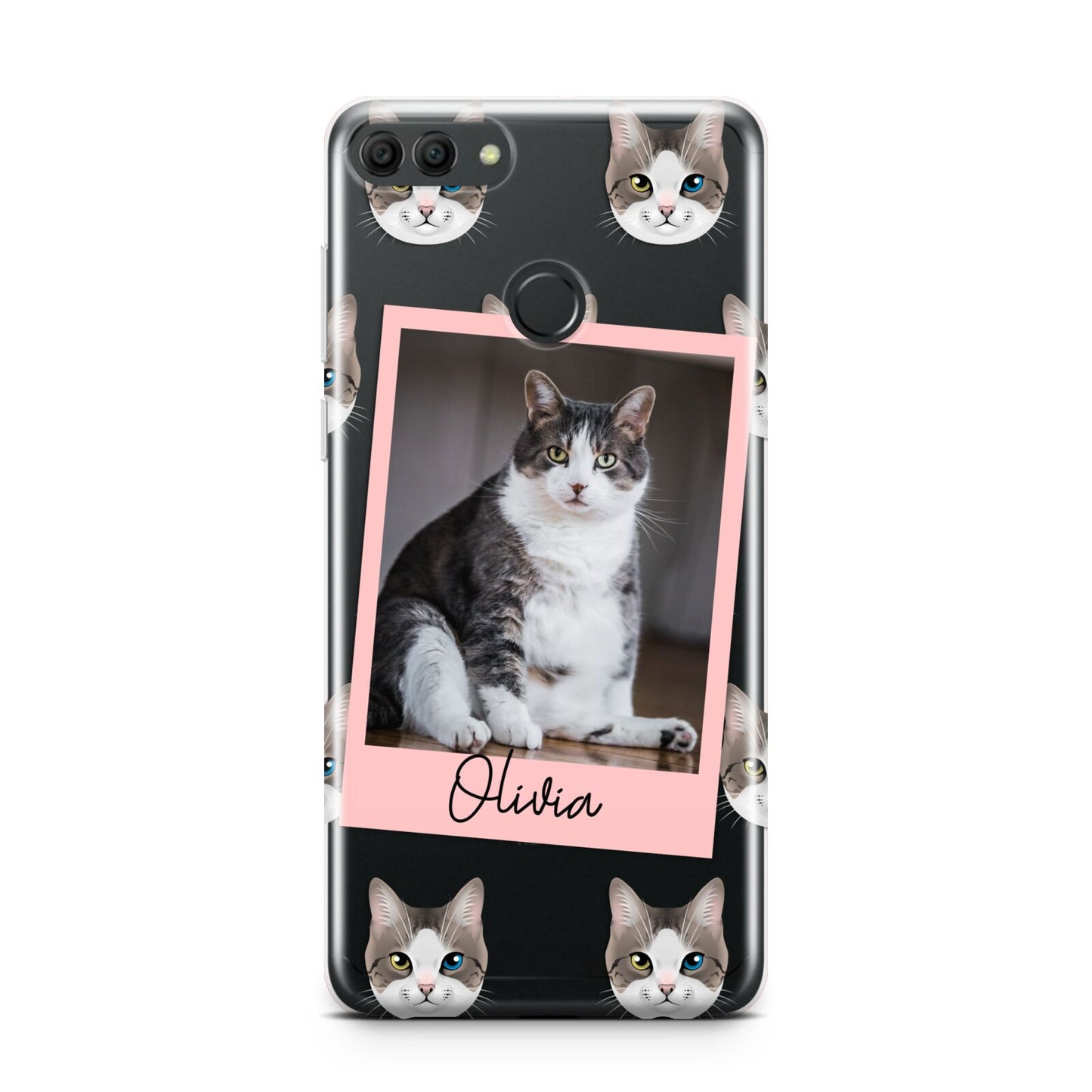 Personalised Cat Photo Huawei Y9 2018