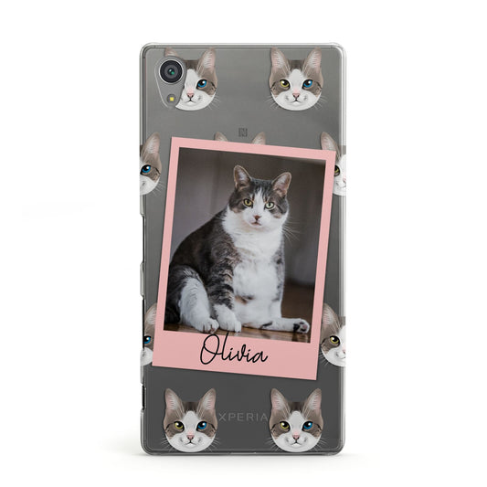 Personalised Cat Photo Sony Xperia Case